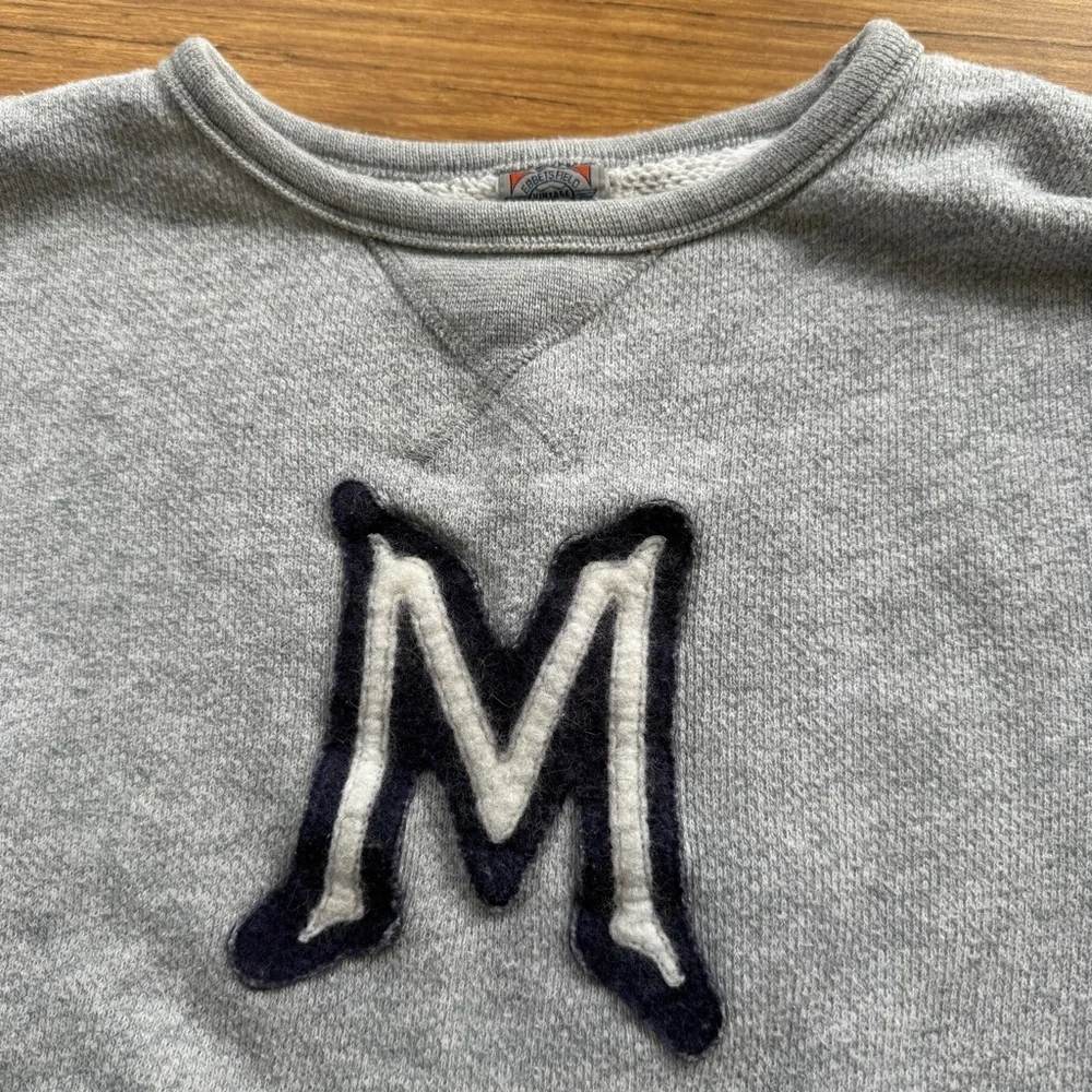 Vintage Ebbets Field Flannels Sweatshirt Men’s S Letterman M
